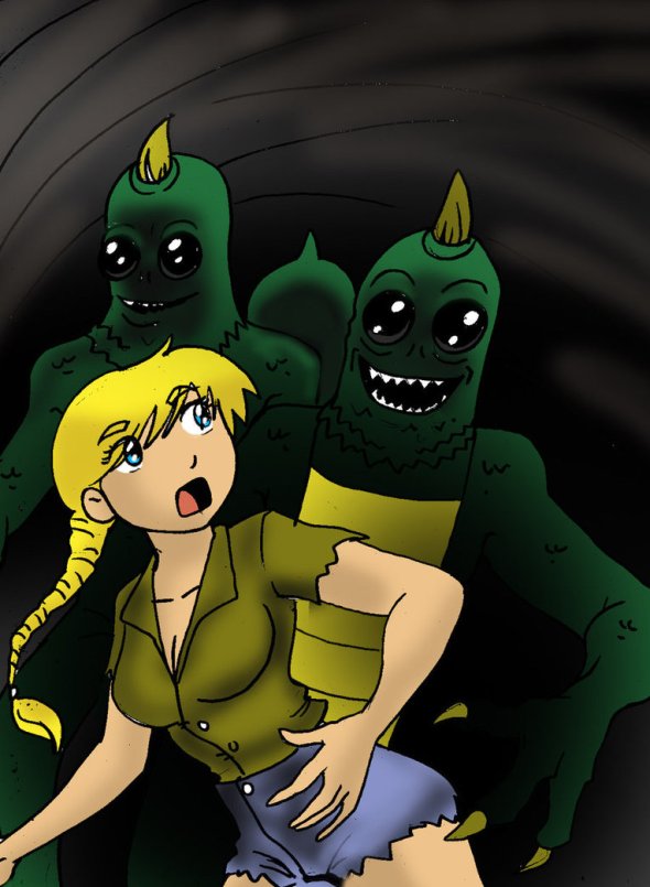 sleestak_attack_by_koku_chan-d4ok6u8